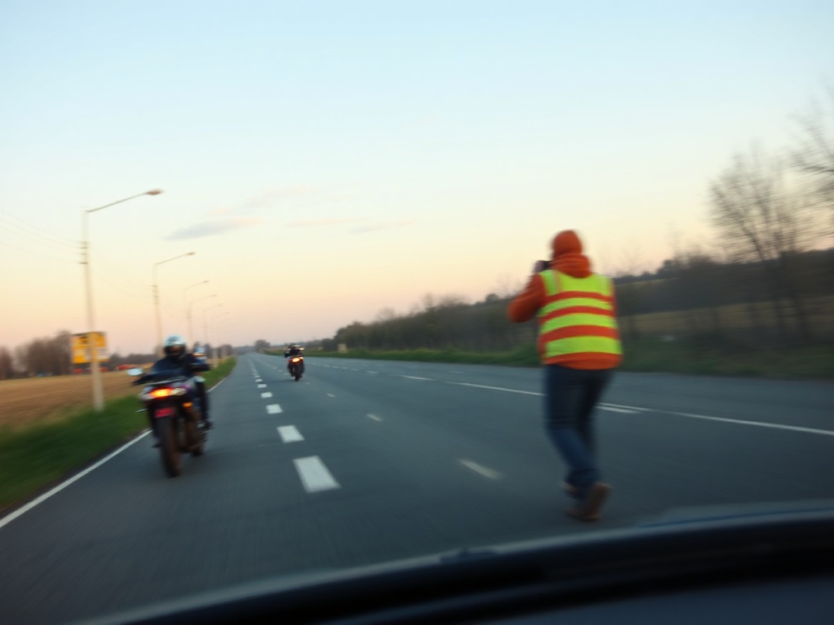 Ils ont fui alors qu’ils étaient en train d’uriner sur la route : un groupe d’adolescents monte dans sa voiture et dépasse les 200 km/h, ils finissent contre un poteau
