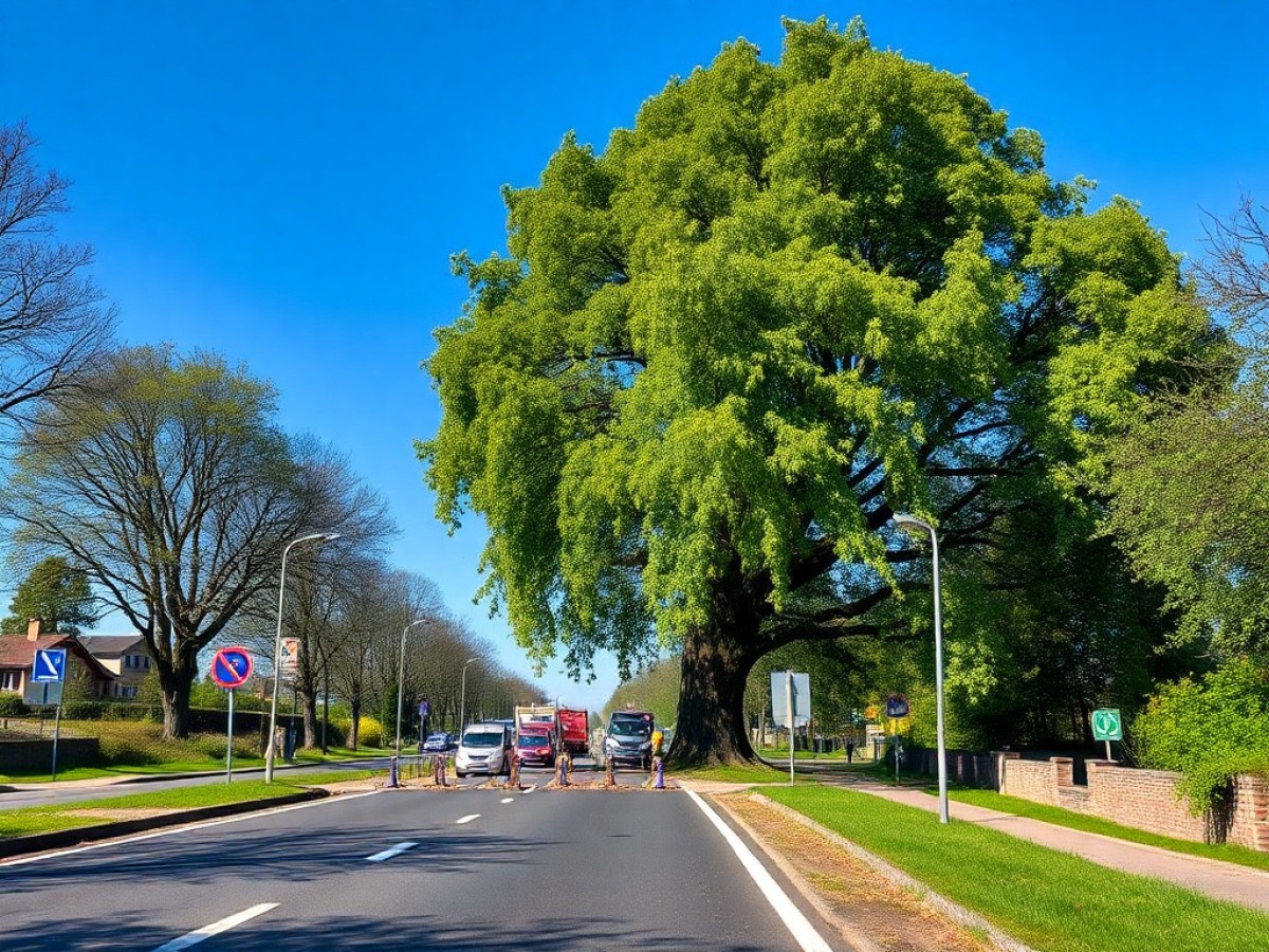 Un platane s’effondre sur la route de Toulouse à Saverdun : l’incident ne fait aucune victime mais impacte la circulation en pleine agglomération de cette commune de l’Ariège