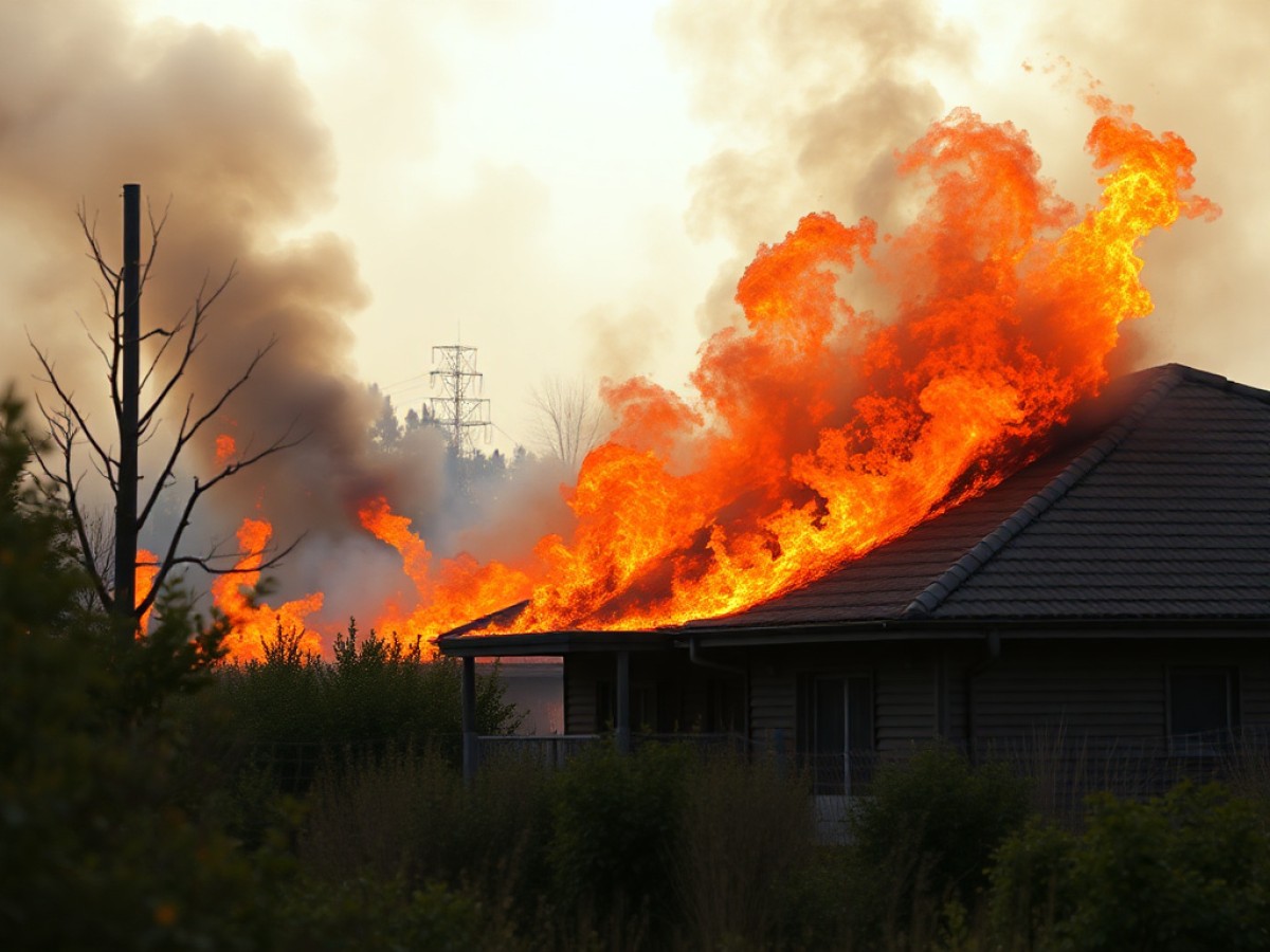 Violent incendie près de Toulouse : le feu se déclare au niveau de panneaux solaires, une femme prise en charge par les secours