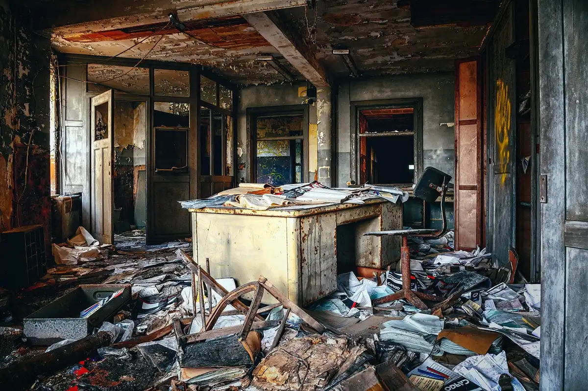 Chaise vide dans un cabinet de psychiatre
