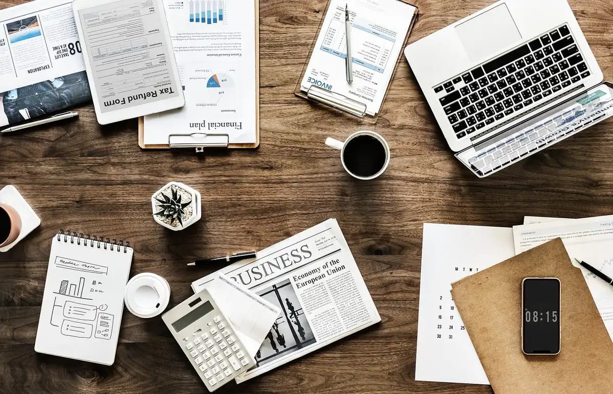 Graphique montrant l'évolution de la dette publique sur un bureau